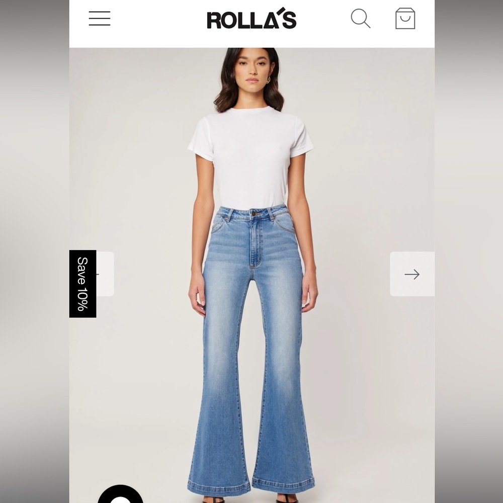 Rolla’s East coast flare jean